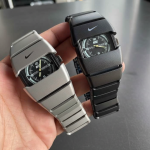 RC Nikee Chain Watch for Men – Stylish Black & Silver Sports & Casual Wrist Watch
